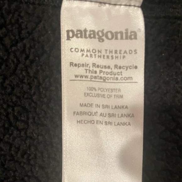 Patagonia Men’s Better Sweater Fleece Jacket Black- Like New - Picture 5 of 7